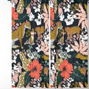 Society6 dark jungle black out curtains